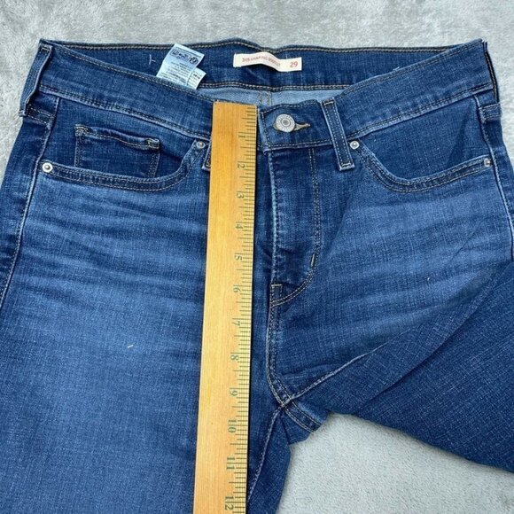 Levis Womens 315 Shaping Bootcut Jeans Dark Wash Size 29 d0411 - Picture 4 of 9